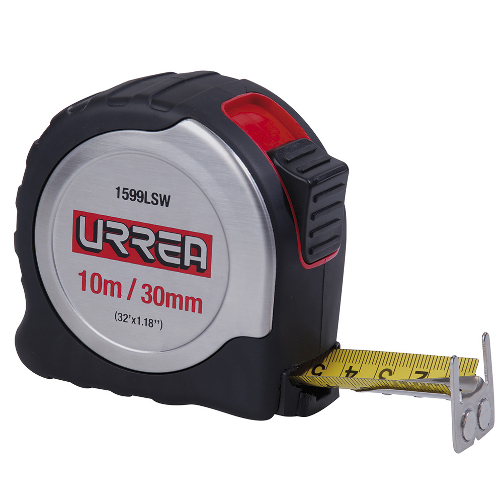 FLEXOMETRO DE ACERO INOXIDABLE 10M X 30 MM