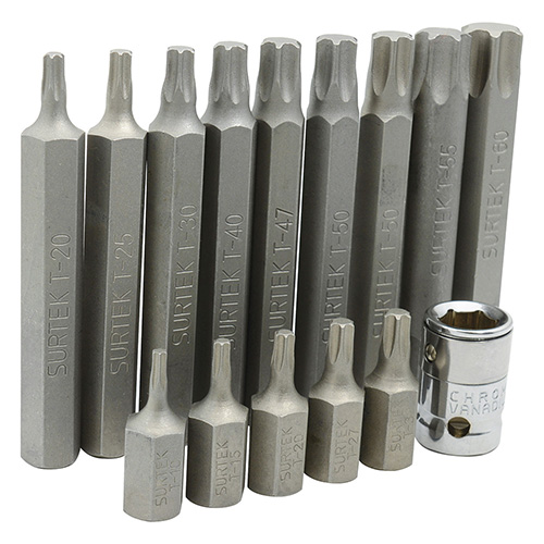 JUEGO DE 15 PUNTAS TIPO TORX