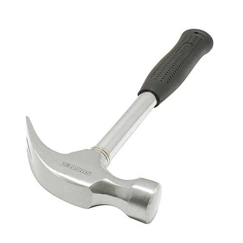 MARTILLO DE UÑA CURVA, MANGO DE ACERO TUBULAR, CON NEOPRENO