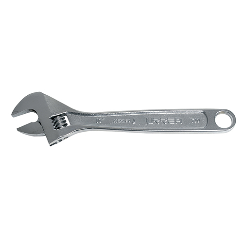 LLAVE AJUSTABLE CROMADA EN PULGADAS 10