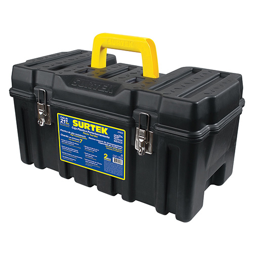 CAJA DE HERRAMIENTAS 20 X 10 3/8 X 10 1/2 ALTA RESISTENCIA SURTEK