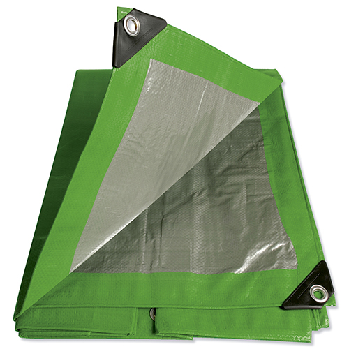 LONA VERDE DE POLIETILENO 10 X 10 PIES