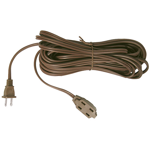 EXTENSION ELECTRICA DOMESTICA COLOR CAFE 10 M