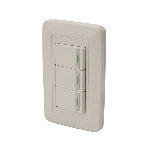 APAGADOR TRIPLE LINEA EUROPA 15A 127V