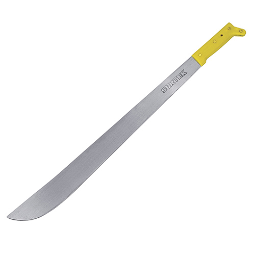 MACHETE RECTO DE 22 Y CACHA DE PLASTICO ERGONOMICA