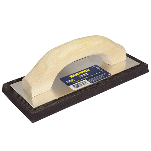 FLOTA DE HULE ACABADO FINO CON MANGO DE MADERA 9-1/2" X 4" X 5/8"