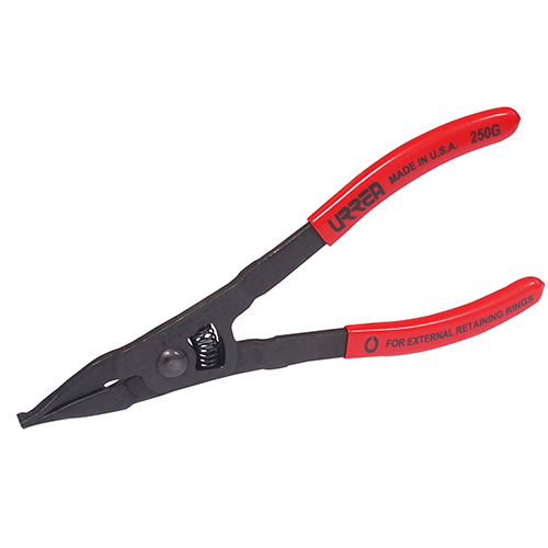 PINZA PARA ANILLOS DE RETENCIÓN CON MANGO RUBBER GRIP PUNTA PLNA TIPO EXTERNO ÁNGULO DE 0°