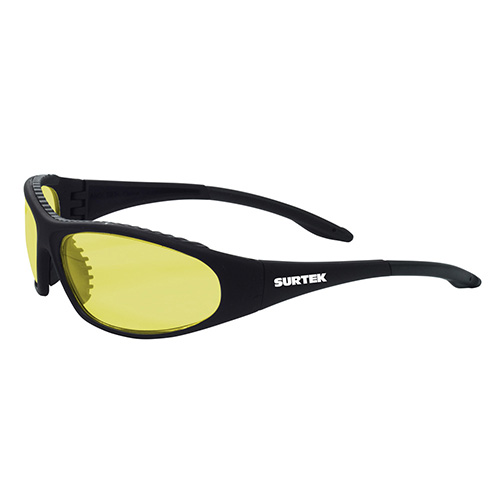 LENTES DE SEGURIDAD MODELO REFORZADO, ÁMBAR