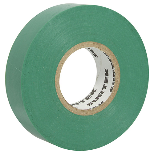 CINTA VERDE PARA AISLAR 19 MM X 9 M