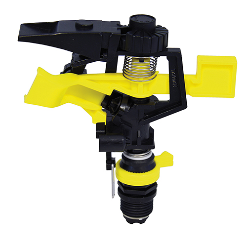 ASPERSOR PLÁSTICO REGULABLE POR PULSACIÓN 3/4" GHT