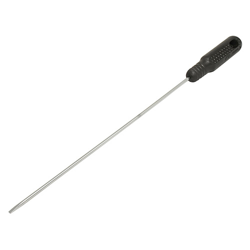 DESTORNILLADOR CON MANGO NEGRO, PUNTA CABINET BARRA REDONDA 1/8" X 2-1/2"
