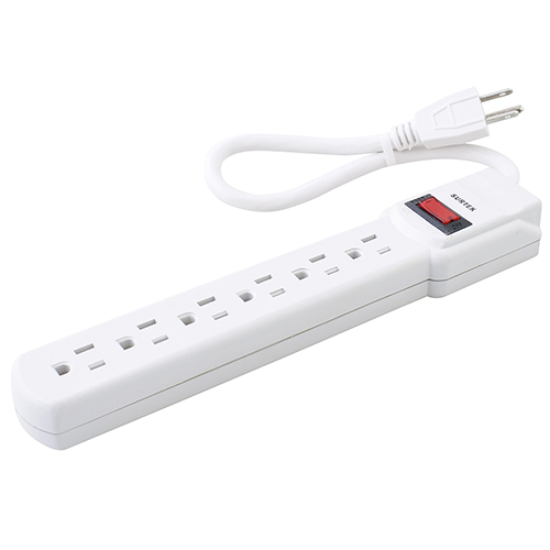 MULTICONTACTO 6 ENTRADAS CABLE 30 CM
