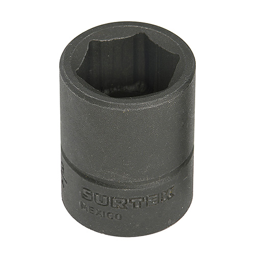 DADO DE IMPACTO CUADRO DE 1/2", 6 PUNTAS, MÉTRICO, 17 MM
