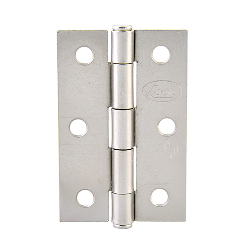 BISAGRA ALARGADA DE ACERO NÍQUEL SATINADO 2.5" X 1.7"