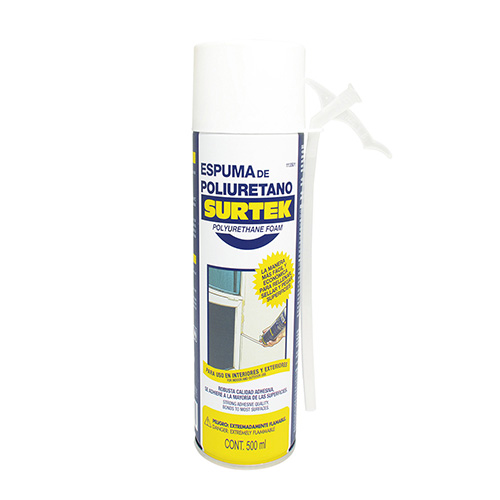 ESPUMA DE POLIURETANO RESISTENTE A LA TEMPERATURA, 500 ML