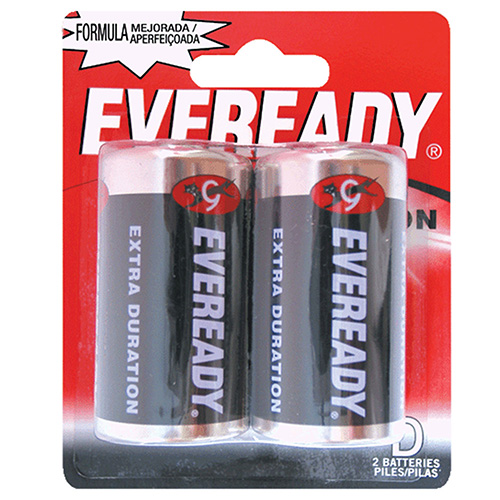 PILA ALCALINA EVEREADY® "D", 2 PIEZAS