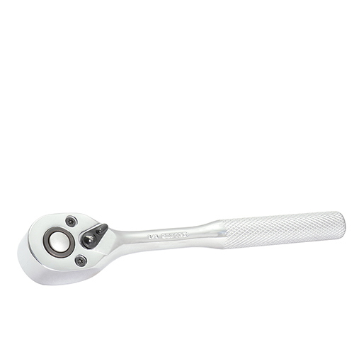 MATRACA REVERSIBLE CROMADA, QUICK RELEASE, PARA DADO CUADRO DE 3/8"