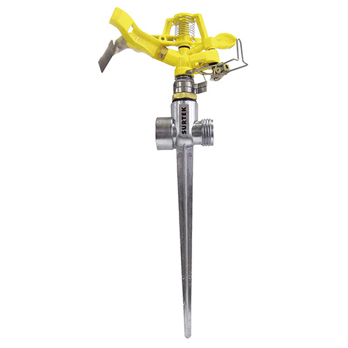 ASPERSOR METÁLICO REGULABLE POR PULSACIÓN 3/4" GHT 2 VÍAS