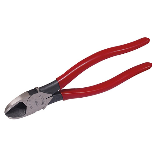PINZA PARA ELECTRICISTA CON MANGO RUBBER GRIP ALTA PALANCA CORTE DIAGONAL DE 7-3/4"