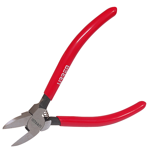 PINZA CORTE AL RAS PARA PLÁSTICO Y MATERIALES NO FERROSO CON MANGO RUBBER GRIP 6"