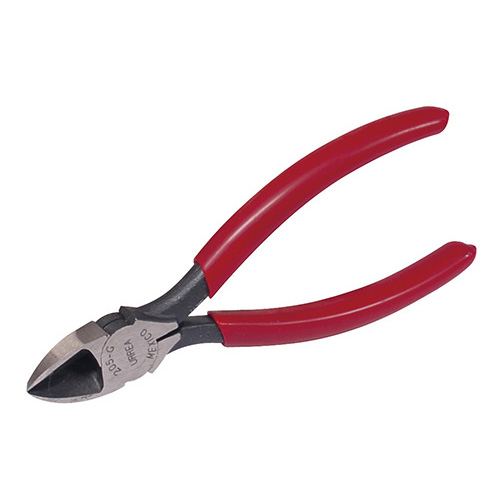 PINZA PARA ELECTRICISTA CON MANGO RUBBER GRIP CON PUNTA LARGA Y RESORTE CORTE LAT 6-5/8"