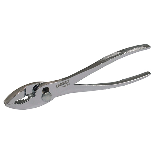PINZA PARA MECÁNICO CON MANGO DE ACERO FORJADO Y BOTÓN DE AJUSTE 6-3/8"