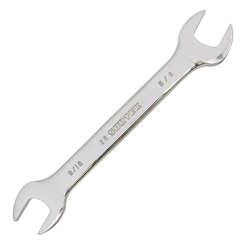 LLAVE ESPAÑOLA PULIDO ESPEJO EN PULGADAS, 9/16" X 5/8"