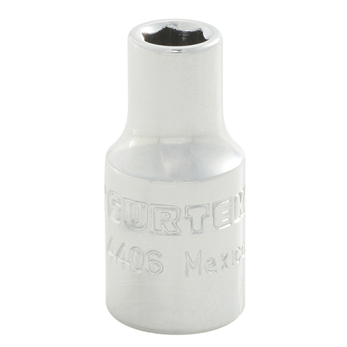 DADO CUADRO DE 1/4", 6 PUNTAS, EN PULGADAS, 3/16"