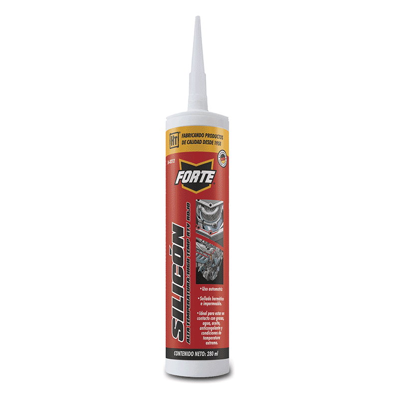 SILICON ALTA TEMPERATURA ROJO DE 280ML