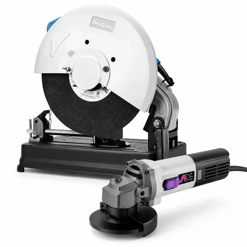 COMBO CORTADORA DE METALES 14 2,200 W 3,800 RPM + MINI ESMERILADORA AXT-ES855