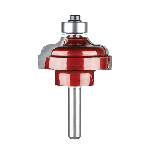 CUCHILLA P/ROUTER OJIVA FILETEADA 1 13/32 ZANCO 1/4 C/BALERO