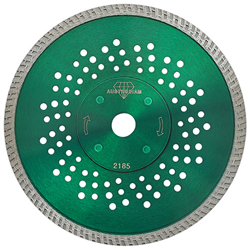 DISCO DE DIAMANTE P/GRANITO 9 X 0.010 X 7/8 SUPER VERDE TURBO
