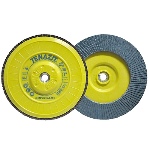 DISCO LAMINADO PLASTICO RECORTABLE 7 X 5/8 11 GRANO 60
