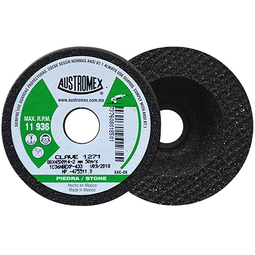 PIEDRA COPA 3 5/32 X 2 X M14 GRANO 36 EASY CUT (BOSCH) P/CONCRETO