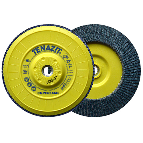 DISCO LAMINADO PLASTICO RECORTABLE 7 X 5/8 11 GRANO 40