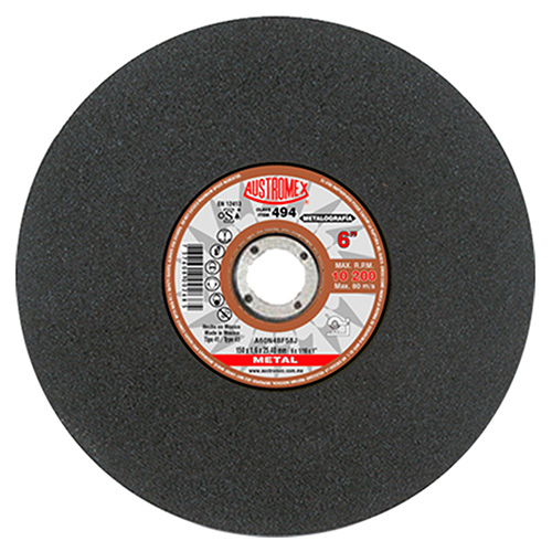 DISCO P/CORTE METAL 6 X 1/16 X 1 GRANO 60