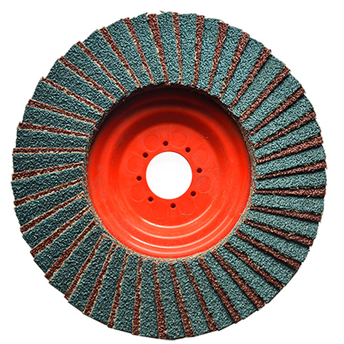 DISCO LAMINADO PLASTICO RECORTABLE 6 X 7/8 GRANO 40 HUM ROJO