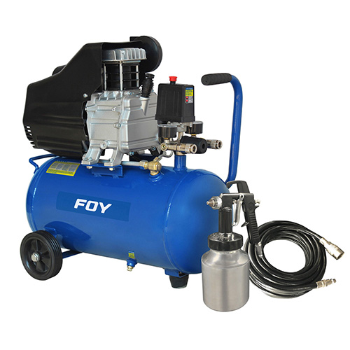 COMPRESOR DE AIRE ELECTRICO LUBRICADO 25 LT 1.5 HP 127 V CON PISTOLA Y MANGUERA