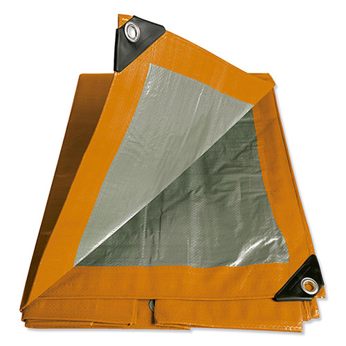 LONA DE POLIETILENO COLOR NARANJA 6.09 X 12.19 M