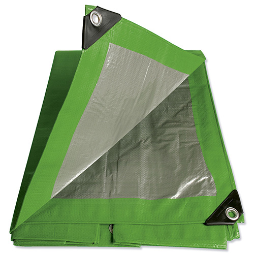 LONA DE POLIETILENO COLOR VERDE 6.09 X 12.19 M