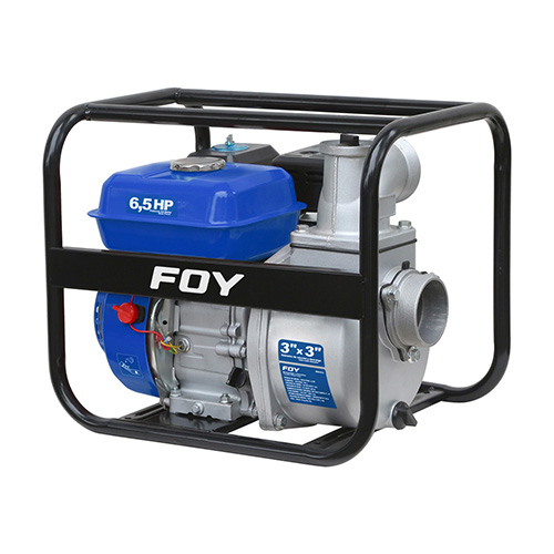 MOTOBOMBA A GASOLINA CON DIAMETRO DE SUCCION Y DESCARGA DE 3X3", 6.5 HP