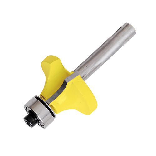 BROCA PARA ROUTER DE ACERO REDONDEADORA CON BALERO 1-1/4" ZANCO DE 1/4"