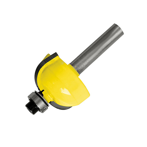 BROCA PARA ROUTER DE ACERO BOCEL CUARTO CON BALERO 1-1/8" ZANCO DE 1/4"