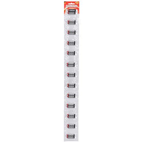 TIRA DE PILAS ALCALINAS EVEREADY® "AA", 24 PIEZAS