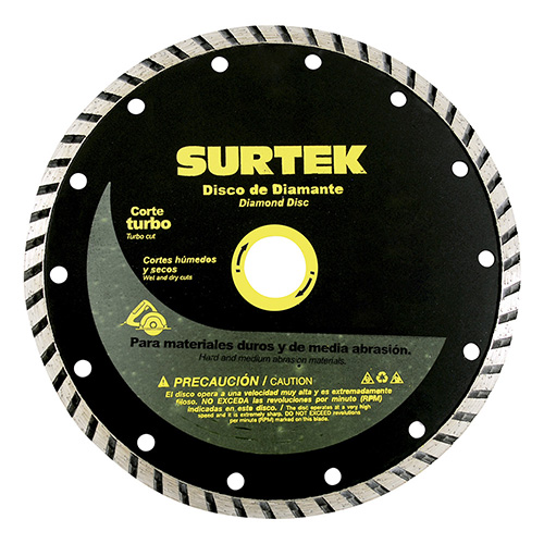 DISCO DE DIAMANTE TURBO 7"