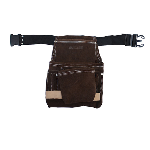 ESTUCHE PORTAHERRAMIENTAS DE CARNAZA CON 6 BOLSILLOS