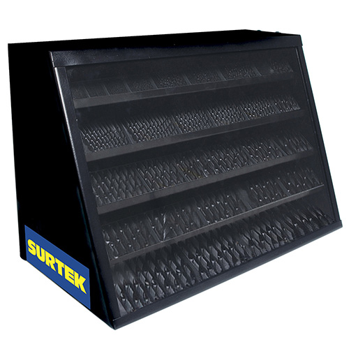 EXHIBIDOR CON BROCAS DE ACERO DE ALTA VELOCIDAD, 701 PIEZAS