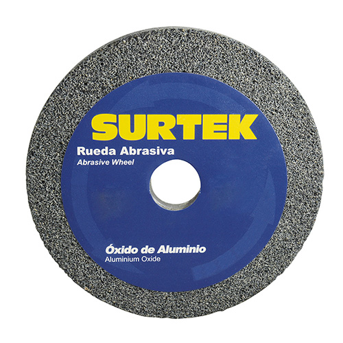 RUEDA ABRASIVA DE OXIDO DE ALUMINIO GRANO 60, 8" X 1"