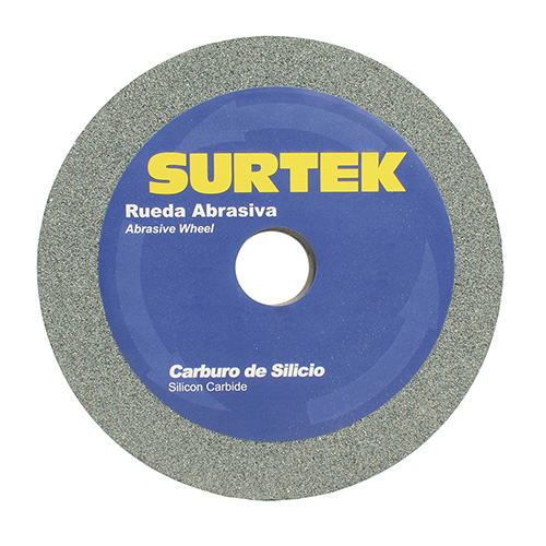 RUEDA ABRASIVA DE CARBURO DE SILICIO GRANO 60, 6" X 1"