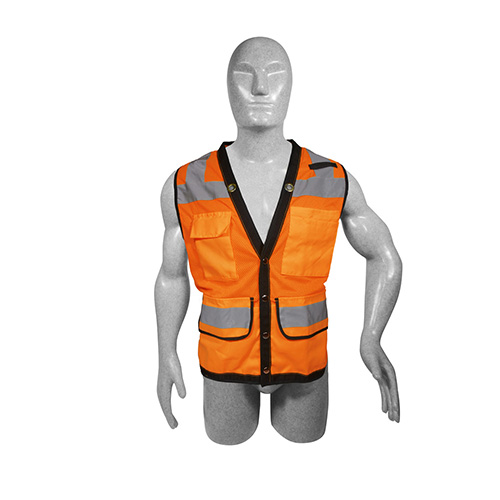 CHALECO DE SEGURIDAD TIPO SUPERVISOR CERRADO DE ALTA VISIBILIDAD AMARILLO UNITALLA
